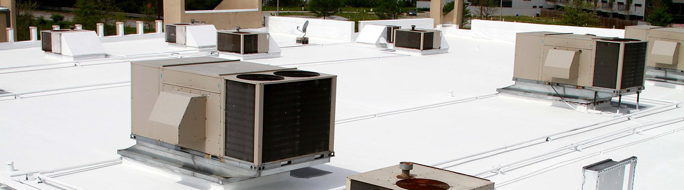 TPO roof restored with Lexis Coatings